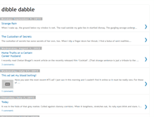Tablet Screenshot of dibblingdabbling.blogspot.com