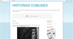 Desktop Screenshot of historias-comunes.blogspot.com