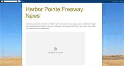 Desktop Screenshot of harborpointefreewaynews.blogspot.com