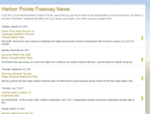 Tablet Screenshot of harborpointefreewaynews.blogspot.com