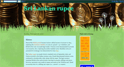 Desktop Screenshot of jayasri-srilankanrupee.blogspot.com
