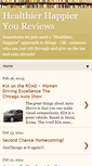 Mobile Screenshot of healthierhappieryoureviews.blogspot.com