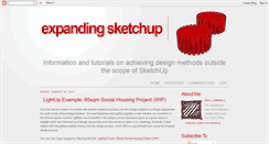 Desktop Screenshot of expanding-sketchup.blogspot.com