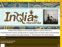 Tablet Screenshot of india-by-handtrike.blogspot.com