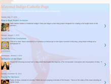 Tablet Screenshot of maternalindigo.blogspot.com