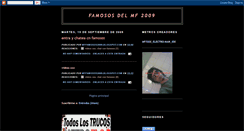 Desktop Screenshot of famososdelmf2009.blogspot.com