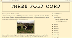Desktop Screenshot of 3foldcord.blogspot.com