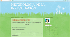 Desktop Screenshot of mscomairametodologiadelainvestigacion.blogspot.com