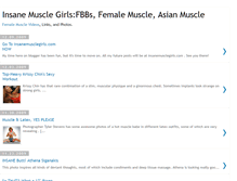 Tablet Screenshot of insanemusclegirls.blogspot.com