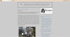 Desktop Screenshot of elartesanoprincipiante.blogspot.com