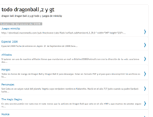 Tablet Screenshot of dragonballzgtyjuegos.blogspot.com