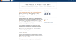 Desktop Screenshot of fredrickandwebster.blogspot.com