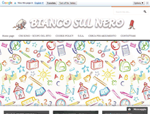 Tablet Screenshot of biancosulnero.blogspot.com
