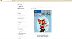 Desktop Screenshot of jamie-thinkinganimation.blogspot.com