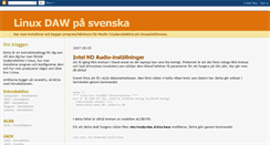 Desktop Screenshot of linux-daw.blogspot.com