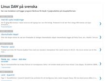 Tablet Screenshot of linux-daw.blogspot.com