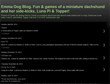 Tablet Screenshot of emmathedog.blogspot.com