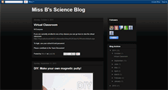 Desktop Screenshot of missbscience.blogspot.com