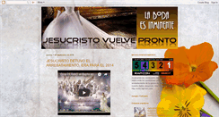 Desktop Screenshot of jesucristovuelvepronto.blogspot.com