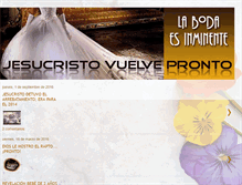 Tablet Screenshot of jesucristovuelvepronto.blogspot.com