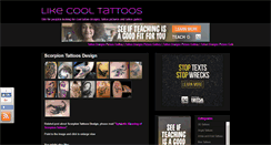 Desktop Screenshot of likecooltattoos.blogspot.com