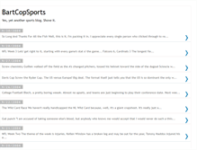 Tablet Screenshot of bartcopsports.blogspot.com