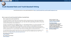 Desktop Screenshot of baseball-bat-youth.blogspot.com