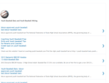 Tablet Screenshot of baseball-bat-youth.blogspot.com
