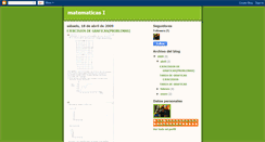 Desktop Screenshot of matematicas1magn.blogspot.com