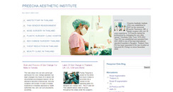 Desktop Screenshot of preechaaestheticinstitute.blogspot.com