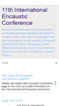 Mobile Screenshot of encausticconference.blogspot.com