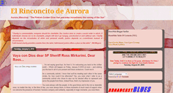 Desktop Screenshot of elrinconcitodeaurora.blogspot.com