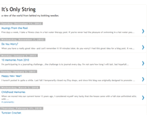 Tablet Screenshot of itsonlystring.blogspot.com