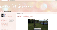 Desktop Screenshot of cakesbyjulianna.blogspot.com