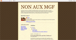 Desktop Screenshot of nonauxmgf.blogspot.com