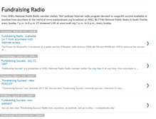 Tablet Screenshot of fundraisingradio.blogspot.com