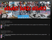 Tablet Screenshot of esserci-senza-esserci.blogspot.com