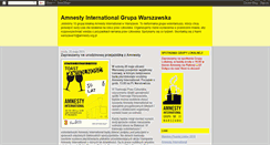 Desktop Screenshot of amnestywarszawa.blogspot.com