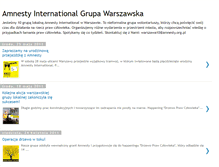 Tablet Screenshot of amnestywarszawa.blogspot.com