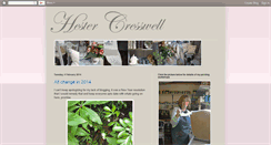 Desktop Screenshot of hestercresswell.blogspot.com