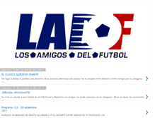 Tablet Screenshot of losamigosdelfutboltv.blogspot.com