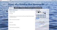 Desktop Screenshot of diaryofahiddenhothousewife.blogspot.com