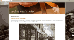 Desktop Screenshot of andreswhatscookin.blogspot.com