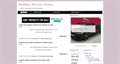 Desktop Screenshot of fashionwomenshoes.blogspot.com