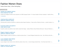 Tablet Screenshot of fashionwomenshoes.blogspot.com