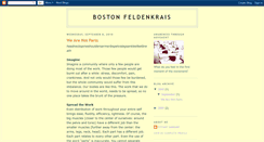 Desktop Screenshot of bostonfeldenkrais.blogspot.com