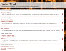 Tablet Screenshot of flavorsofgod.blogspot.com