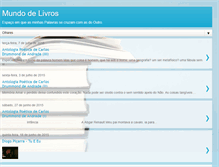 Tablet Screenshot of mundo-de-livros.blogspot.com