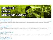 Tablet Screenshot of greatest-onlinebachelordegree.blogspot.com