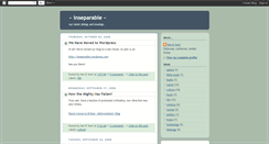Desktop Screenshot of inseparable.blogspot.com